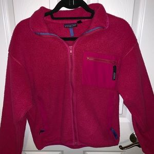 pink vintage women’s patagonia jacket